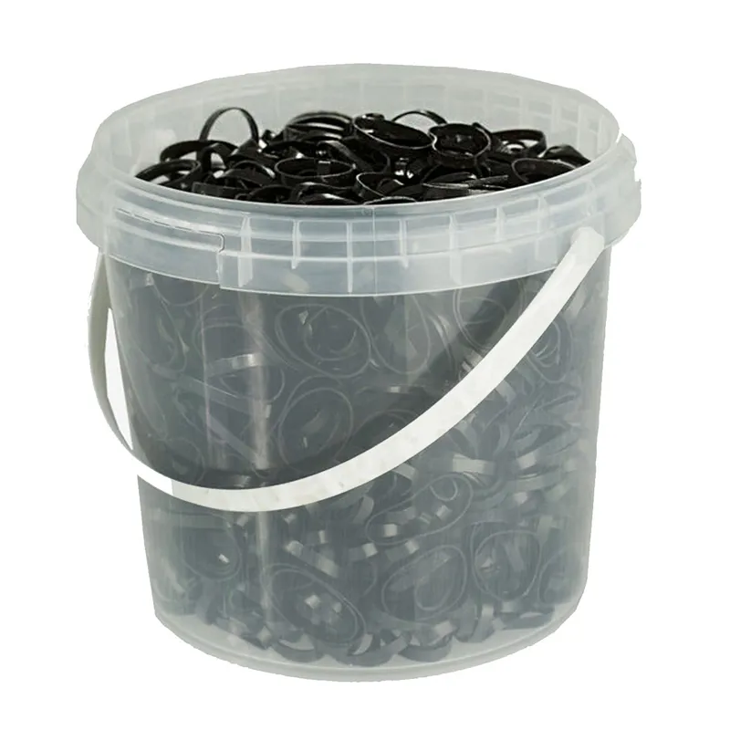 Smart Grooming Silicone Plaiting Bands Tub Of 1800 Brown 1 Smart Grooming Silicone Plaiting Bands Tub Of 1800 Brown
