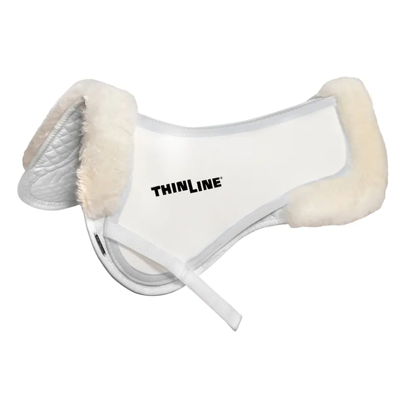 ThinLine Trifecta Half Pad With Sheepskin Rolls New Version - White 1 ThinLine Trifecta Half Pad With Sheepskin Rolls New Version - White