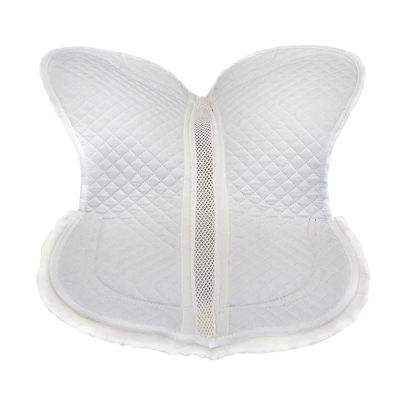 ThinLine Trifecta Half Pad With Sheepskin Rolls New Version - White 2 ThinLine Trifecta Half Pad With Sheepskin Rolls New Version - White - Image 2