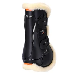 Schockemohle Air Flow Champion Faux Fur Tendon Boots Black