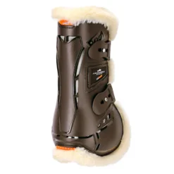 Schockemohle Air Flow Champion Faux Fur Tendon Boots Brown