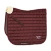 Schockemohle Mara D Style Dressage Pad - Wine - WB