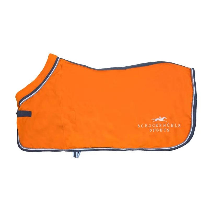 Schockemohle Premium Fleece Rug Logo Orange 1 Schockemohle Premium Fleece Rug Logo Orange
