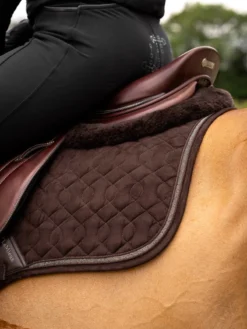 LeMieux Crystal Suede Close Contact Pad Brown 9 LeMieux Crystal Suede Close Contact Pad Brown -PREMIER EQUINE 1s6a6330 edit copy