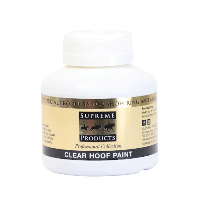 Supreme Products 250ml Hoof Paint In Clear 1 Supreme Products 250ml Hoof Paint In Clear