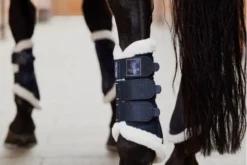 Eskadron Platinum Pure Mesh Evo-Wool Tendon Boots Navy -PREMIER EQUINE 603cb615 4578 4c98 852c 08edabb0c09d