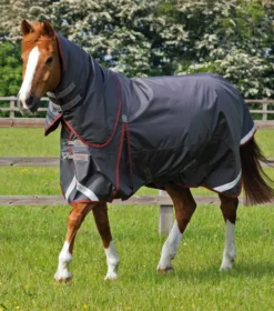 Premier Equine Buster 150g Turnout With Classic Neck Cover Grey