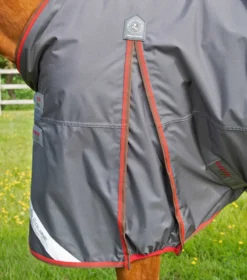 Premier Equine Buster 150g Turnout With Classic Neck Cover Grey -PREMIER EQUINE AW21 Buster 150 Grey 5
