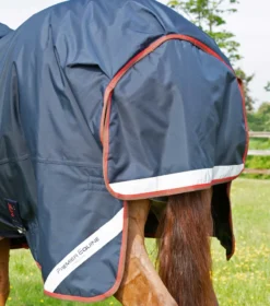 Premier Equine Buster 150g Turnout With Classic Neck Cover Navy -PREMIER EQUINE AW21 Buster 150 Navy 6