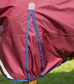 Premier Equine Buster 40g Turnout With Classic Neck Cover Burgundy -PREMIER EQUINE AW21 Buster40 Burgundy 5
