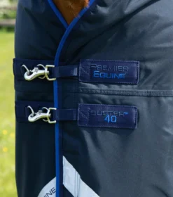 Premier Equine Buster 40g Turnout With Classic Neck Cover Navy 9 Premier Equine Buster 40g Turnout With Classic Neck Cover Navy -PREMIER EQUINE AW21 Buster40 Navy 4