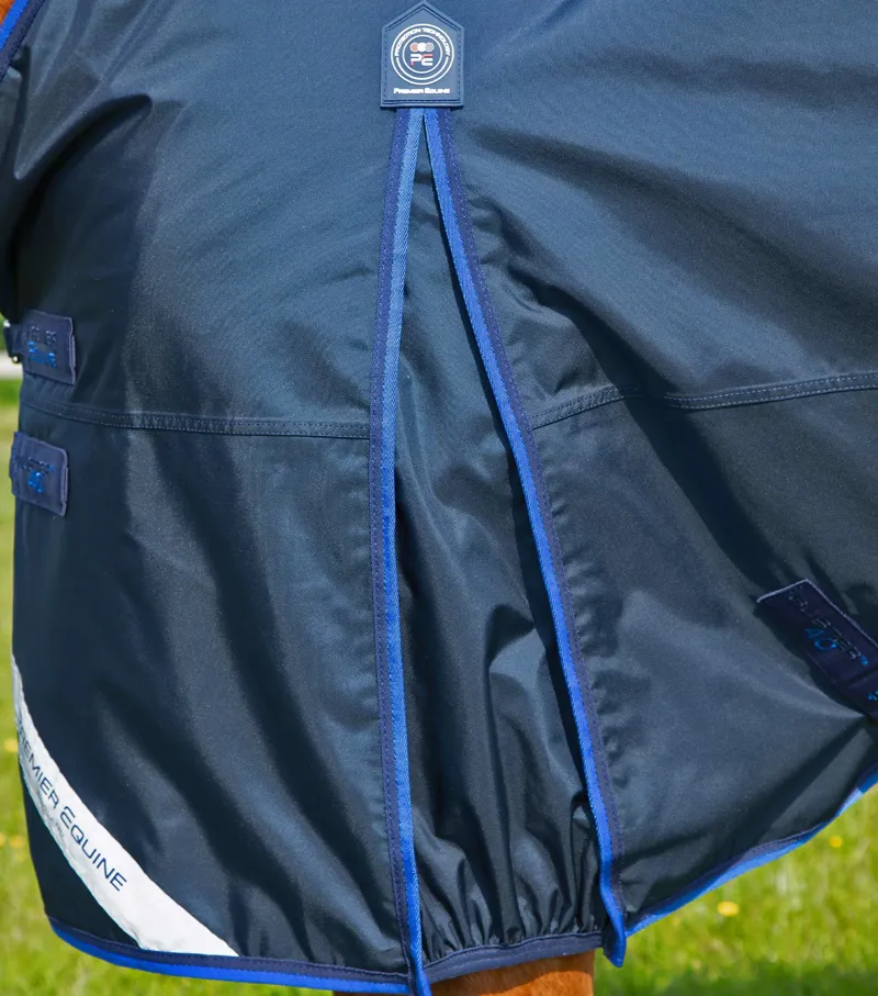 Premier Equine Buster 40g Turnout With Classic Neck Cover Navy 5 Premier Equine Buster 40g Turnout With Classic Neck Cover Navy - Image 5