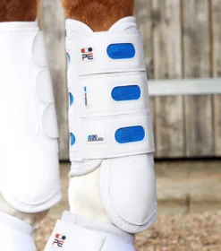 Premier Equine Air Cooled Original Eventing Front Boots White