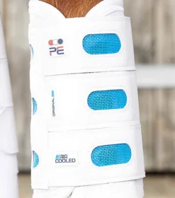 Premier Equine Air Cooled Original Eventing Front Boots White -PREMIER EQUINE Air Cooled Original Eventing Boot Front White 6