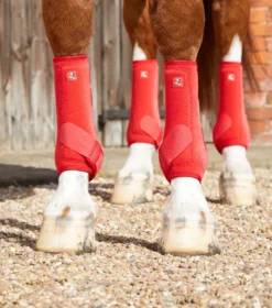 Premier Equine Air-Tech Sports Medicine Boots Red -PREMIER EQUINE Air Tech Sports Medicine Boots Red 3