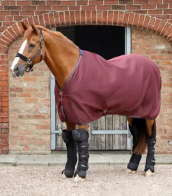 Premier Equine Airflow Cooler Rug Burgundy