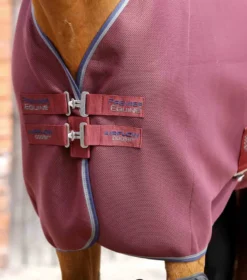 Premier Equine Airflow Cooler Rug Burgundy 8 Premier Equine Airflow Cooler Rug Burgundy -PREMIER EQUINE Airflow Cooler Rug Burgundy 3