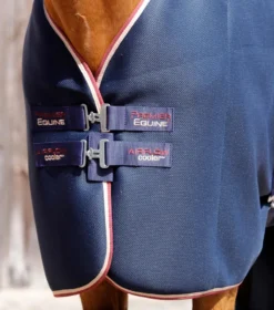 Premier Equine Airflow Cooler Rug Navy -PREMIER EQUINE Airflow Cooler Rug Navy 3