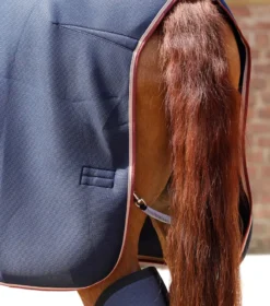 Premier Equine Airflow Cooler Rug Navy -PREMIER EQUINE Airflow Cooler Rug Navy 6