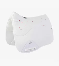 Premier Equine Close Contact Airtechnology Anti-Slip Dressage Square White