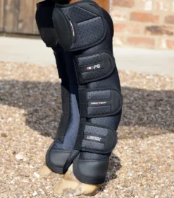Premier Equine Airtechnology Knee Pro-Tech Horse Travel Boots Navy
