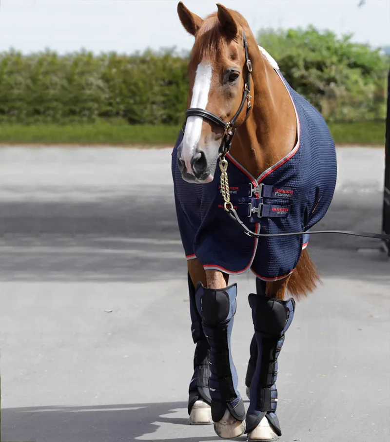 Premier Equine Airtechnology Knee Pro-Tech Horse Travel Boots Navy 2 Premier Equine Airtechnology Knee Pro-Tech Horse Travel Boots Navy - Image 2