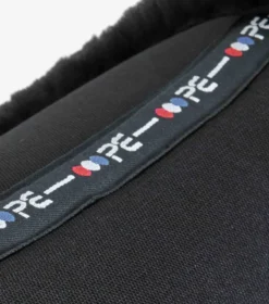 Premier Equine Airtechnology Shockproof Wool Half Pad - Black/Black Wool -PREMIER EQUINE Airtechnology Shockproof Wool Half Pad Black Black 6