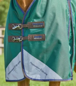 Premier Equine Akoni 0g Turnout With Classic Neck Cover Green -PREMIER EQUINE Akoni Stratus 0g Green 3