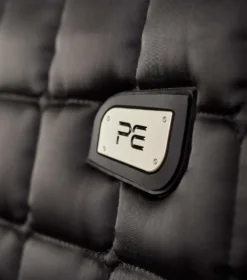 Premier Equine Alberta CC Satin Dressage Square Black 7 Premier Equine Alberta CC Satin Dressage Square Black -PREMIER EQUINE Alberta Dressage Saddle Pad Black 4