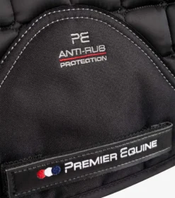Premier Equine Alberta CC Satin Dressage Square Black 8 Premier Equine Alberta CC Satin Dressage Square Black -PREMIER EQUINE Alberta Dressage Saddle Pad Black 5