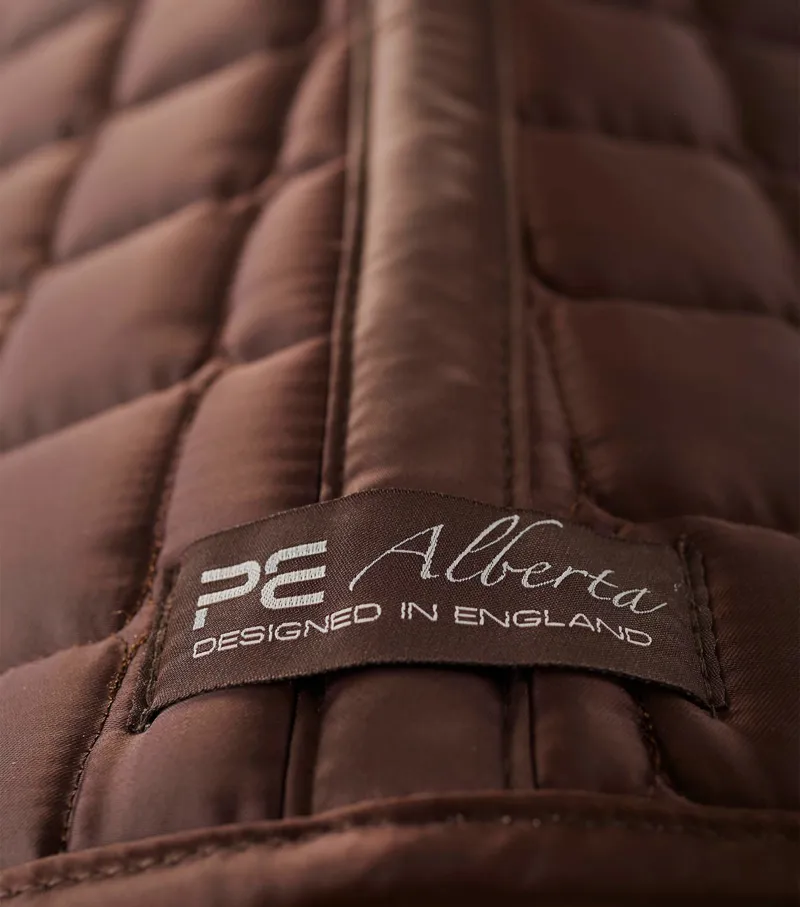 Premier Equine Alberta CC Satin Dressage Square Brown 5 Premier Equine Alberta CC Satin Dressage Square Brown - Image 5