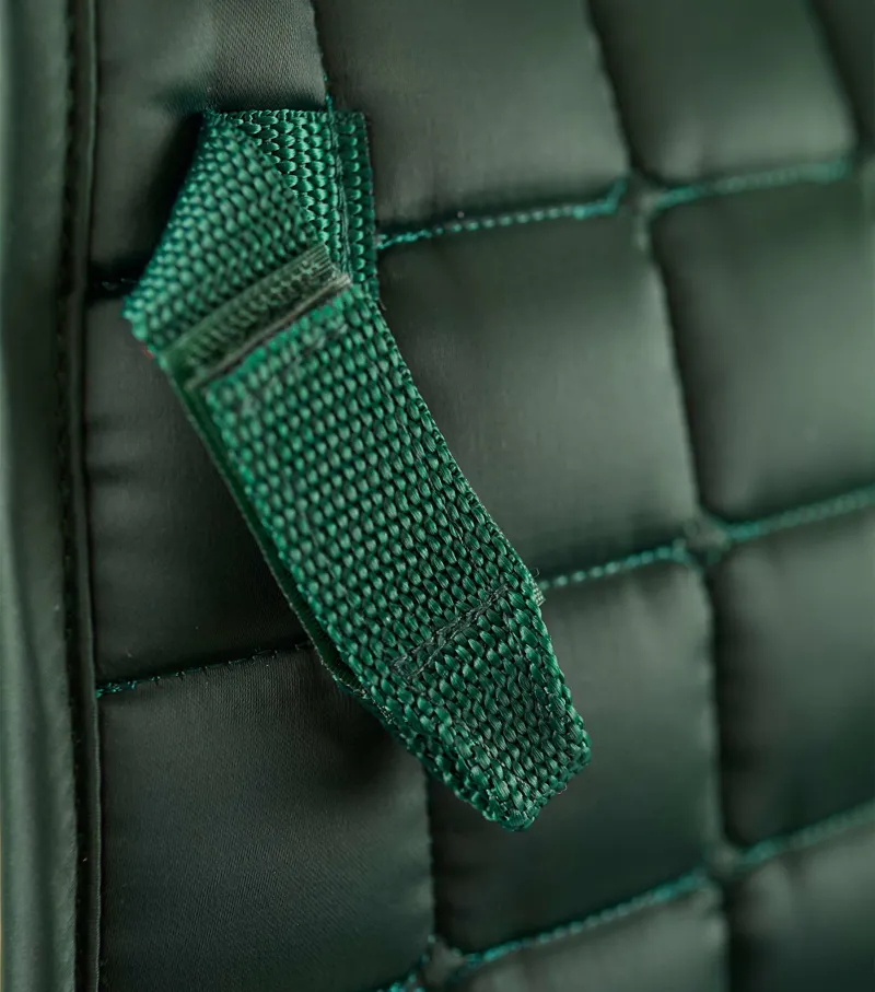 Premier Equine Alberta CC Satin Dressage Square Olive 2 Premier Equine Alberta CC Satin Dressage Square Olive - Image 2