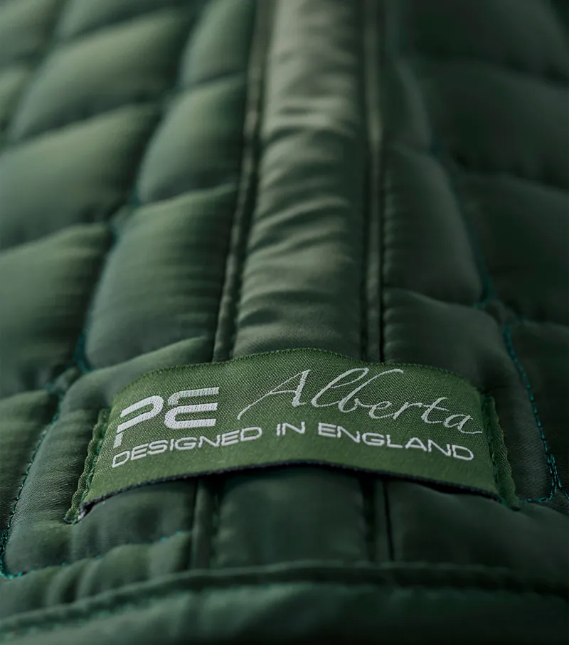Premier Equine Alberta CC Satin Dressage Square Olive 5 Premier Equine Alberta CC Satin Dressage Square Olive - Image 5