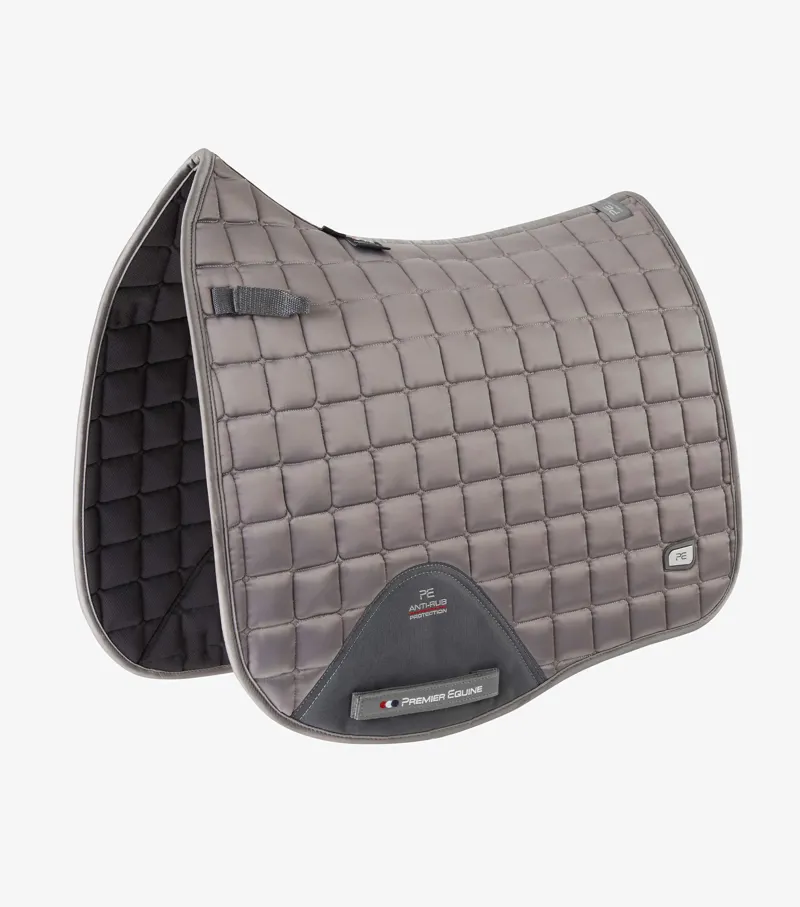 Premier Equine Alberta CC Satin Dressage Square Grey 1 Premier Equine Alberta CC Satin Dressage Square Grey