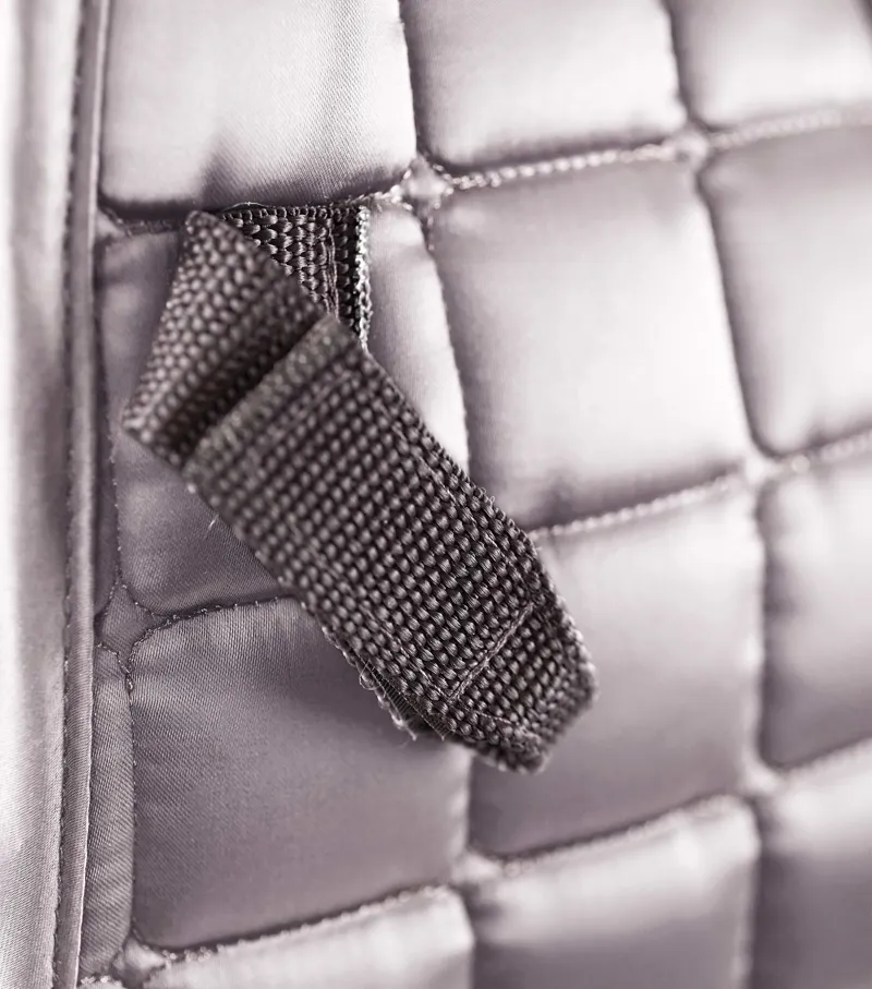 Premier Equine Alberta CC Satin Dressage Square Grey 2 Premier Equine Alberta CC Satin Dressage Square Grey - Image 2