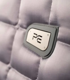 Premier Equine Alberta CC Satin Dressage Square Grey 7 Premier Equine Alberta CC Satin Dressage Square Grey -PREMIER EQUINE Alberta Dressage Saddle Pad Grey 4
