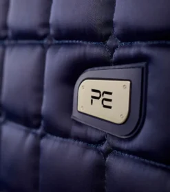Premier Equine Alberta CC Satin Dressage Square Navy 7 Premier Equine Alberta CC Satin Dressage Square Navy -PREMIER EQUINE Alberta Dressage Saddle Pad Navy 4