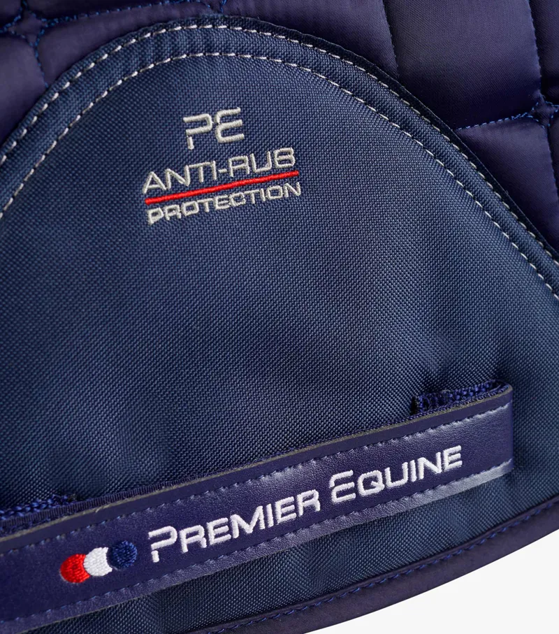 Premier Equine Alberta CC Satin Dressage Square Navy 4 Premier Equine Alberta CC Satin Dressage Square Navy - Image 4