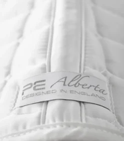 Premier Equine Alberta CC Satin Dressage Square White -PREMIER EQUINE Alberta Dressage Saddle Pad White 6