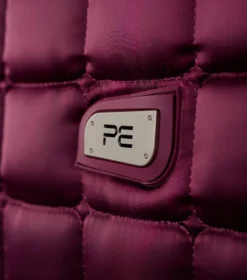 Premier Equine Alberta CC Satin Dressage Square Wine -PREMIER EQUINE Alberta Dressage Saddle Pad Wine 4
