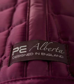 Premier Equine Alberta CC Satin Dressage Square Wine -PREMIER EQUINE Alberta Dressage Saddle Pad Wine 6