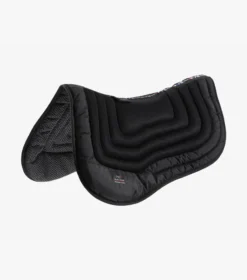 Premier Equine Anti-Slip Airflow Shockproof Racing/Training Half Pad Black