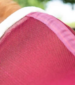Premier Equine Arisca Scrim Cooler Burgundy -PREMIER EQUINE Arisca Scrim Cooler Burgundy 4