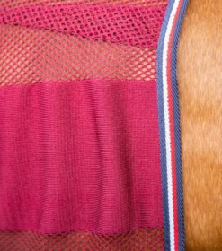 Premier Equine Arisca Scrim Cooler Burgundy -PREMIER EQUINE Arisca Scrim Cooler Burgundy 5
