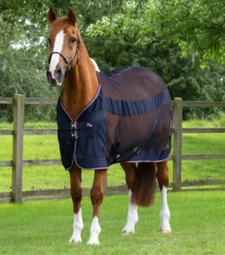 Premier Equine Arisca Scrim Cooler Navy