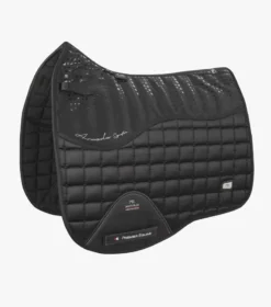 Premier Equine Armada Close Contact Satin Dressage Square Black