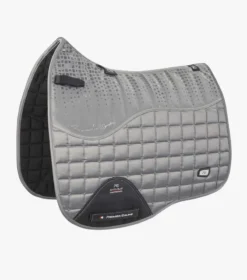 Premier Equine Armada Close Contact Satin Dressage Square Grey