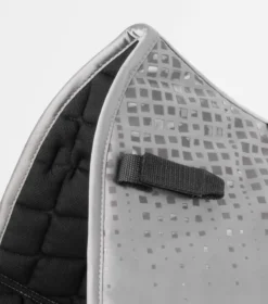 Premier Equine Armada Close Contact Satin Dressage Square Grey -PREMIER EQUINE Armada CC Satin Dressage Grey 3