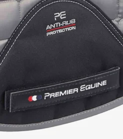 Premier Equine Armada Close Contact Satin Dressage Square Grey -PREMIER EQUINE Armada CC Satin Dressage Grey 5