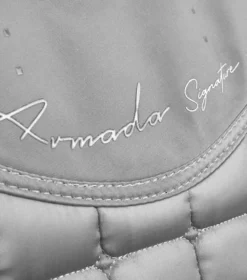 Premier Equine Armada Close Contact Satin Dressage Square Grey -PREMIER EQUINE Armada CC Satin Dressage Grey 6